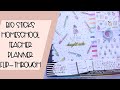 Big Sticks Homeschool Planner | Teacher Planner Flip-through #2