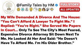 My Wife Demanded A Divorce In The House. You Can'T Afford A Lawyer To Fight Me. I Replied…