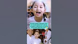 terharu lihat ny Hiang bernyanyi Lee lagu untuk ayah tercinta kang Dedi Mulyadi 😘💖💖💖💖 #kdmsociety