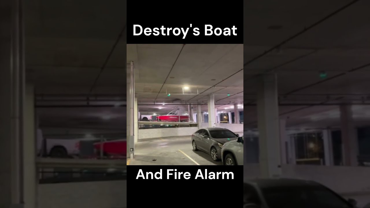 Idiot Destroys His Boat And Triggers Fire Alarm Shorts