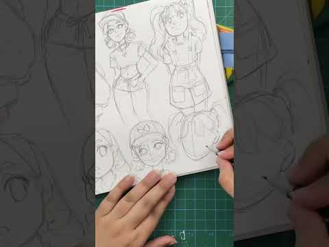 لونت الرسمات في الظلام باضاءة حمرا