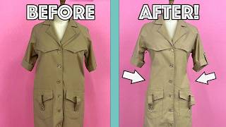 How To Take In Any Dress With Sleeves To Fit You Perfectly!