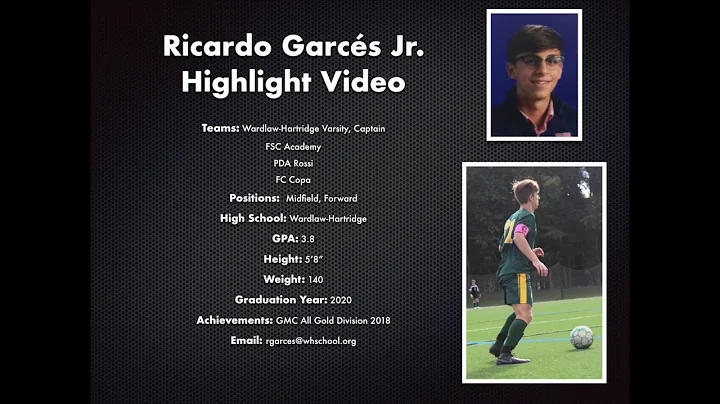 Ricardo Garces Soccer Highlight Video