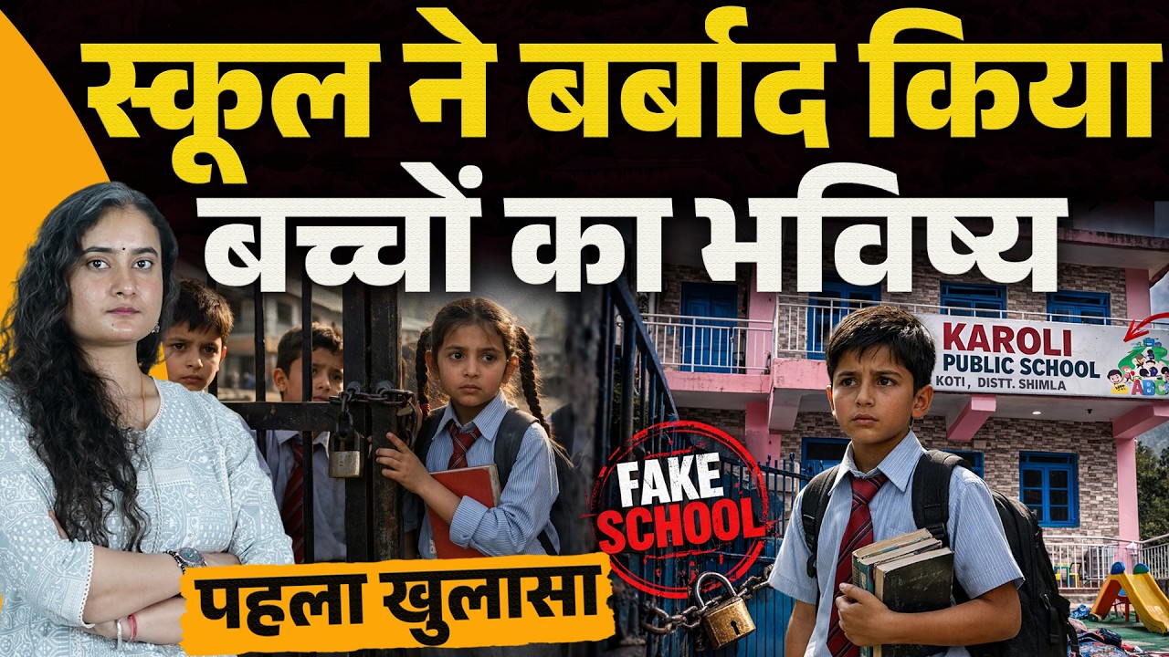Himachal का फर्जी स्कूल: पहला खुलासा, बिना मान्यता दिलाया exam, नहीं मिल रहा एडमिश