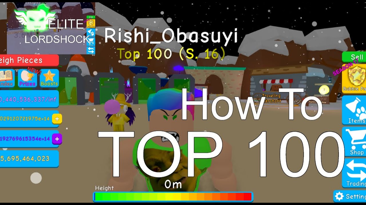 HOW TO GET TOP 100 ON COMPETATIVE LEADERBOARDS! BGS