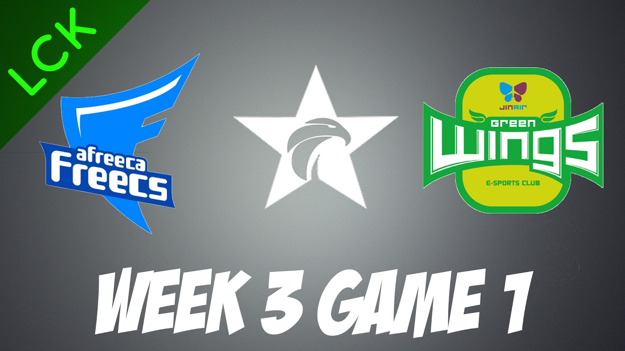 day 209 word story Afreeca Freecs vs Jin Air Greenwings | Game 1 | HIGHLIGHTS | LCK W3D2 2017 Spring split