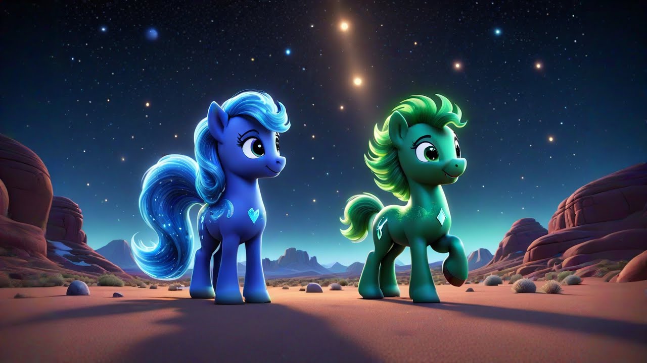 Four Magic Ponies Gallop the Stars | Enchanting Kids Song | Nursery Rhymes and Baby Songs