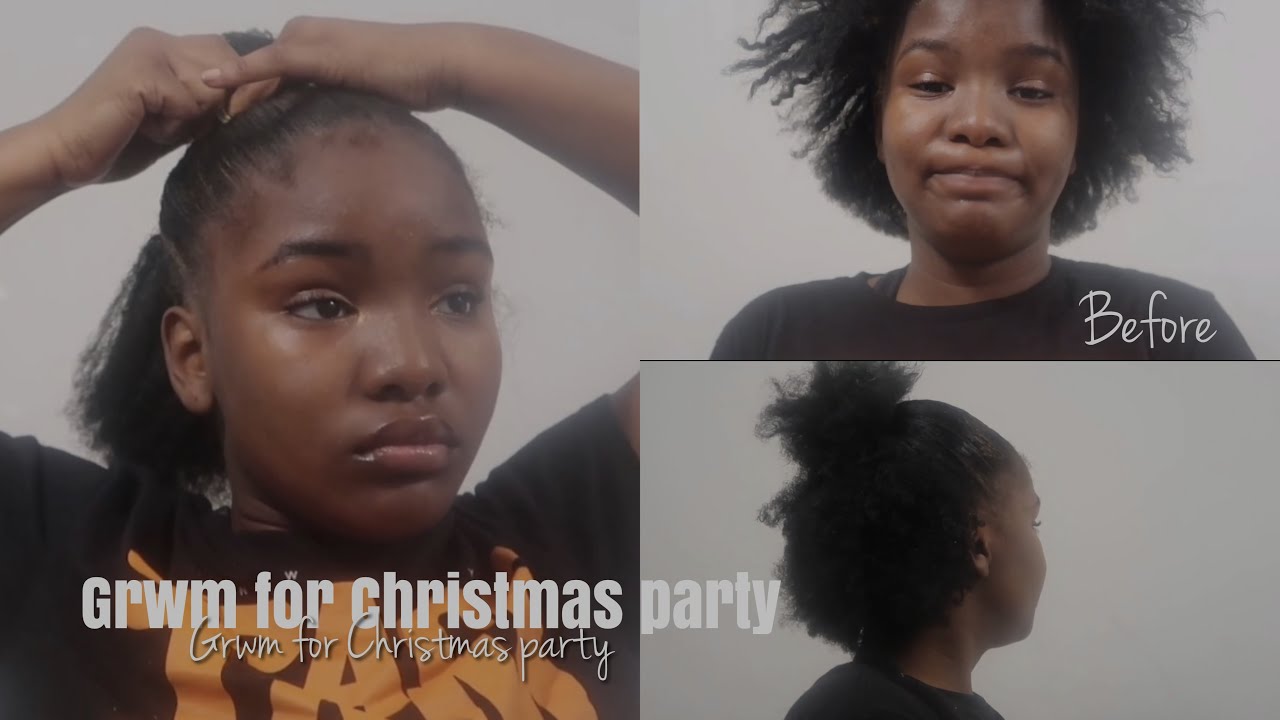 GRWM FOR CHRISTMAS PARTY (i was late)