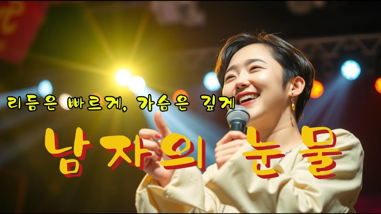 남자의 눈물 / 빠른 템포의 감성 트로트