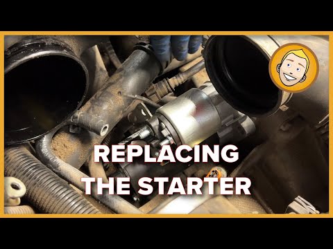 How to REPLACE THE STARTER on a Porsche Boxster 986