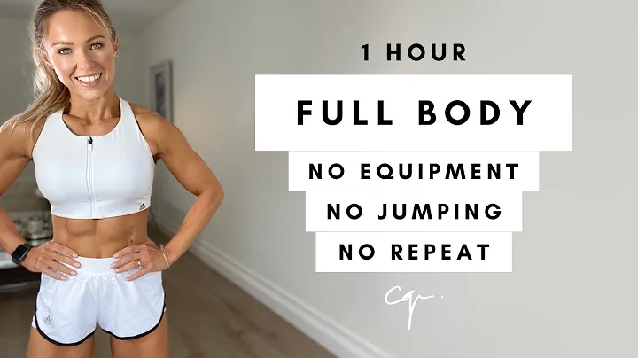 1 Hour FULL BODY WORKOUT at Home | No Jumping, No ...