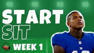 Start Sit NFL Week 1 | Fantasy Football 2023