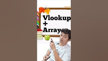 Vlookup with array function #vlookup #vlookuparray #excelfunction #excel