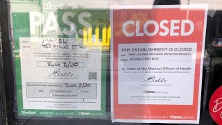 Restaurants, bars in Toronto forced to close for not following COVID-19 guidelines