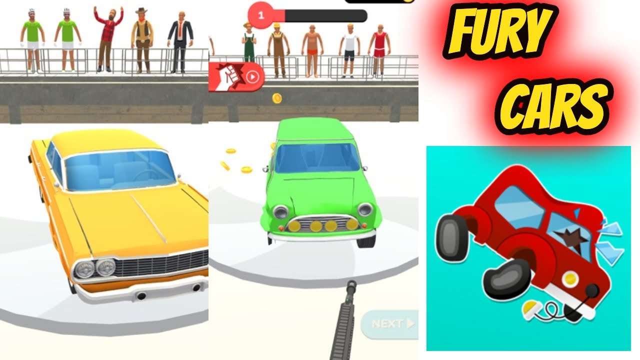Fury Cars Gameplay Walkthrough Enjoy Destroy Cars (IOS Android