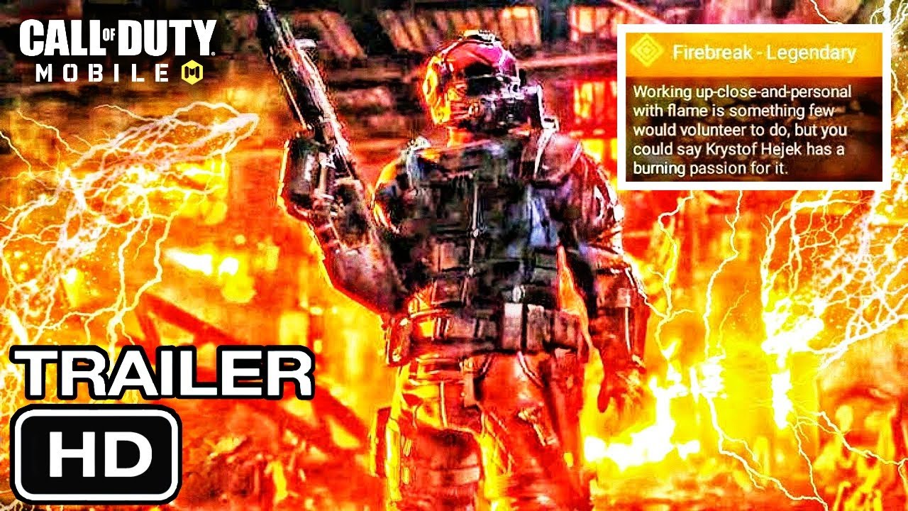 Firebreak Cod Hd *NEW* LEGENDARY FIREBREAK TRAILER | Call Of Duty Mobile | CODM ...