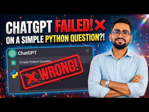 ChatGPT FAILED! This Simple Python Question Broke The AI 🤯❌