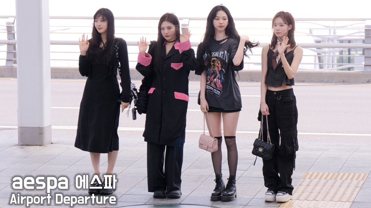 에스파 (aespa) 자카르타 출국 4K 직캠 @ 인천공항｜230623