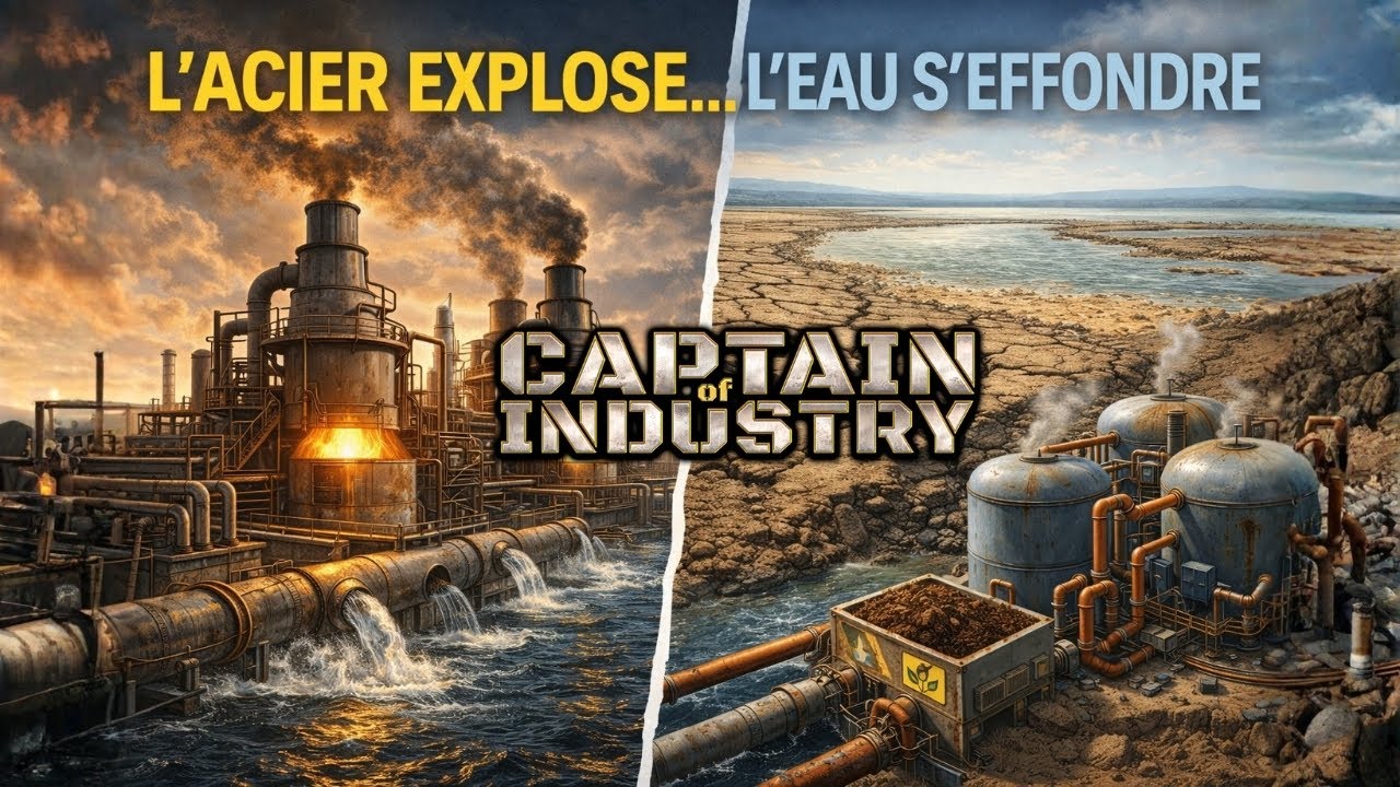 Épisode 48 – Acier en force, eau en danger | Captain of Industry
