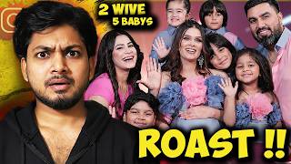 Family Setup 😂 | Ultimate Confusion | 2 Biwi 5 Bacche | @Armaan Malik Roast @nowenoroast