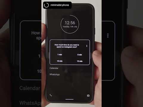 How to spend less time on your phone (with minimalist phone)