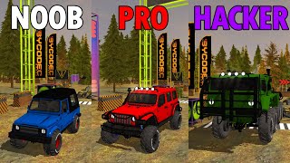 NOOB vs PRO vs HACKER in Project Offroad 3 screenshot 1
