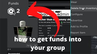 How To Give Robux In Your Group Roblox Herunterladen - roblox how to put robux into a group