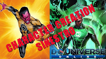 DCUO - Character Creation: Sinestro (Green & Yellow Lantern Version)