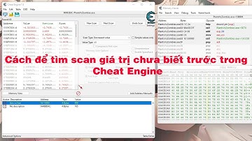 Cách để tìm scan giá trị chưa biết trước trong Cheat Engine