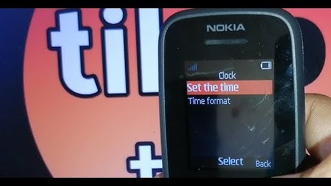 nokia 105 mobile me time kaise set kare !! how to set time in nokia nokia 105 ta 1304 ss