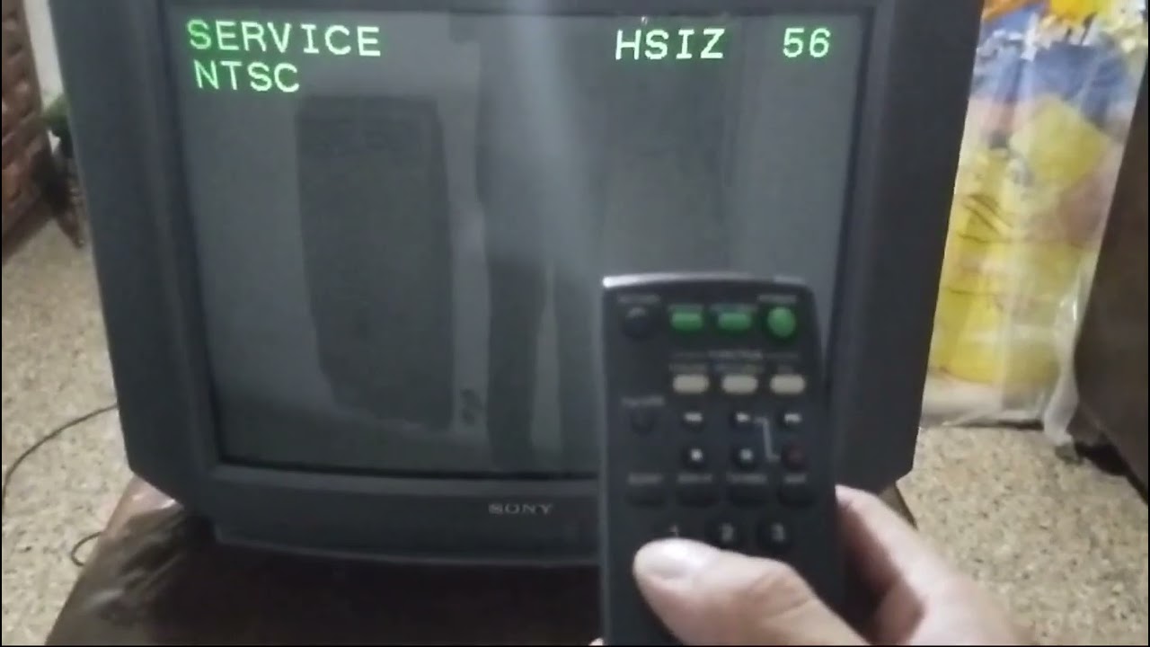 modo de servicio . Televisor sony trinitron . modelo KV-29AL40A