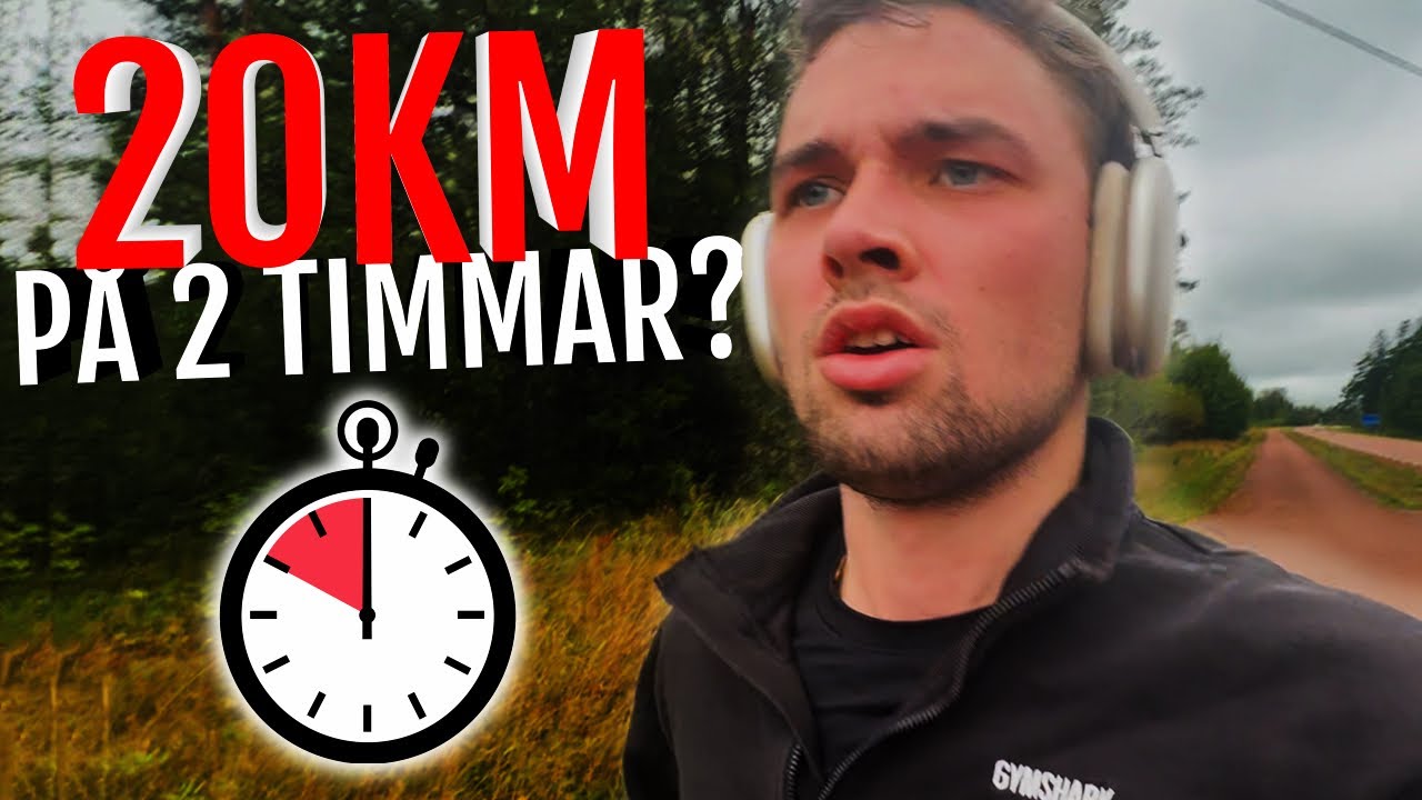 försöker springa ett halv maraton på 2 timmar