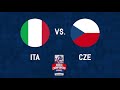 Italy vs Czech Republic 2017 World Ball Hockey Championships in Pardubice, Czech Republic