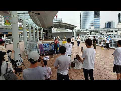 一華ひかり×茉白「ONE LOVE」2021.06.13 海老名コラボストリートライブ