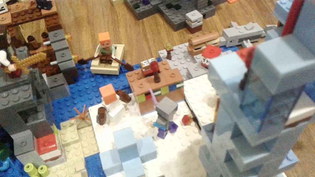 Обещание сдержано!!! Три наборы лего майнкрафт - YouTube