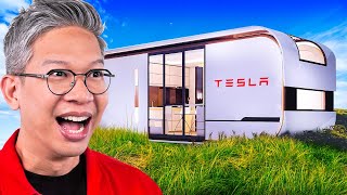 THE RICHEST MAN IN THE WORLD'S HOUSE!! ELON MUSK TESLA HOUSE!!
