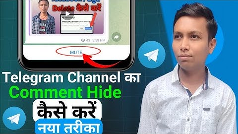 Telegram Channel Ka Chat Hide Kaise Kare 2024 || How To Turn Off Comments On Telegram Channel