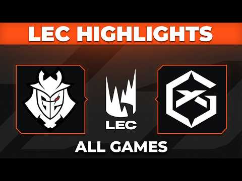 G2 vs GX Highlights ALL GAMES | LEC 2026 Summer Split | G2 Esports vs GiantX