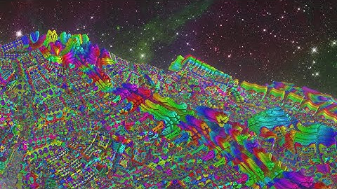 Mandelbulb 4K - Rainbow Fractal Animations 02 - Waves