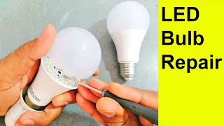 How To Repair  Led Smd Light Bulb Easily At Home Urdu Hindi