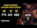 James Harden Amazing triple doble Vs Shanghai Sharks - PreSeason - 2019/20 - Full Highlights