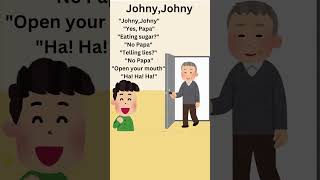 Johnny Johnny Yes Papa 🍭 | Nursery Rhyme for Kids #shorts