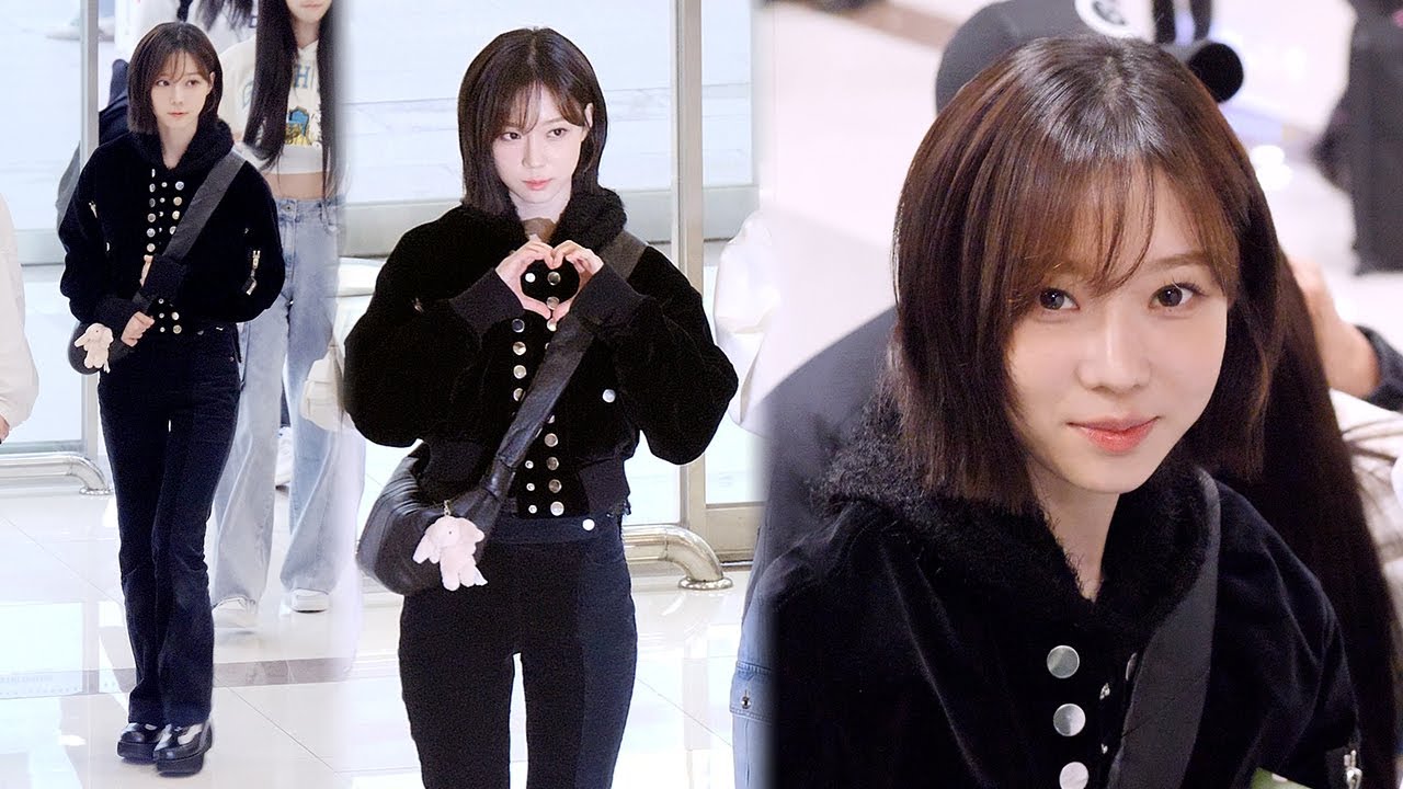 에스파 윈터 출국 직캠 (aespa WINTER)｜230314｜김포공항