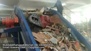 MSW/RDF Shredding system: Solid Bulky Waste