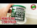 How to Properly Fill Wood with 2-Part Filler - Woodworking Tips!