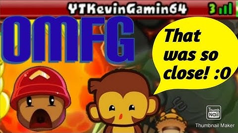 Insanely Close Game in B.F.B Colosseum (Bloons TD Battles)
