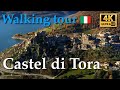 Castel di Tora, Italy【Walking Tour】4K