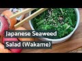 Japanese seaweed salad wakame
