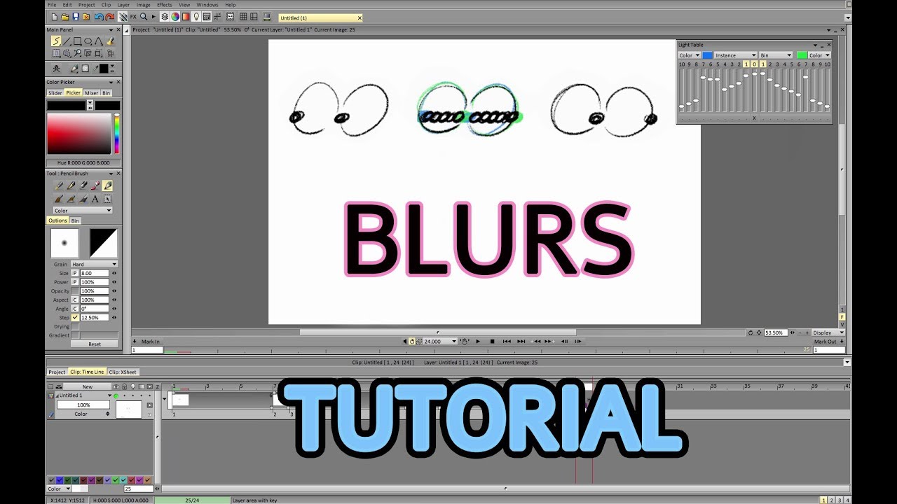 Tutorial 24 Blurs * TVPaint YouTube