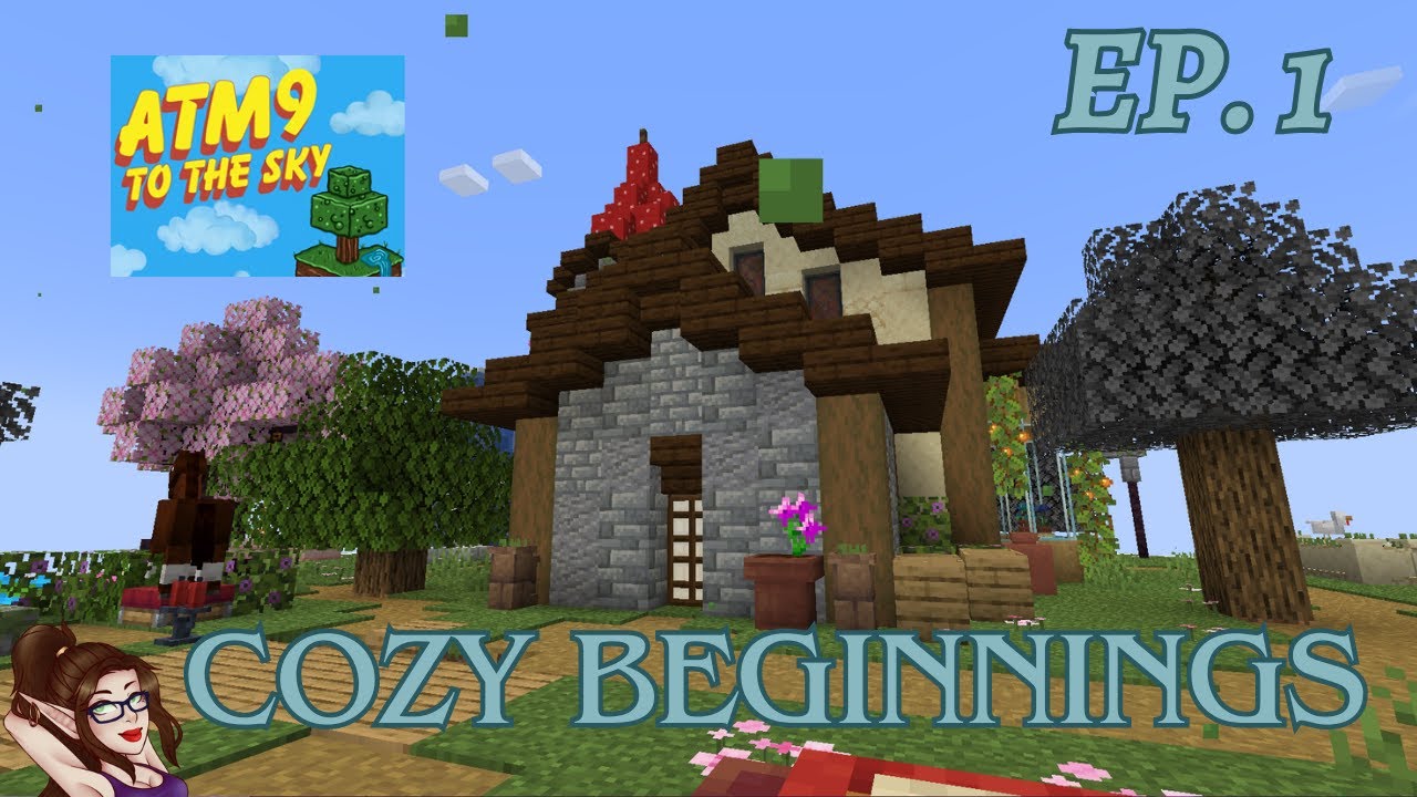 ATM9 to the Skies Modpack ~ Ep 1 What a cozy start ~ Minecraft 1.20.1 ...